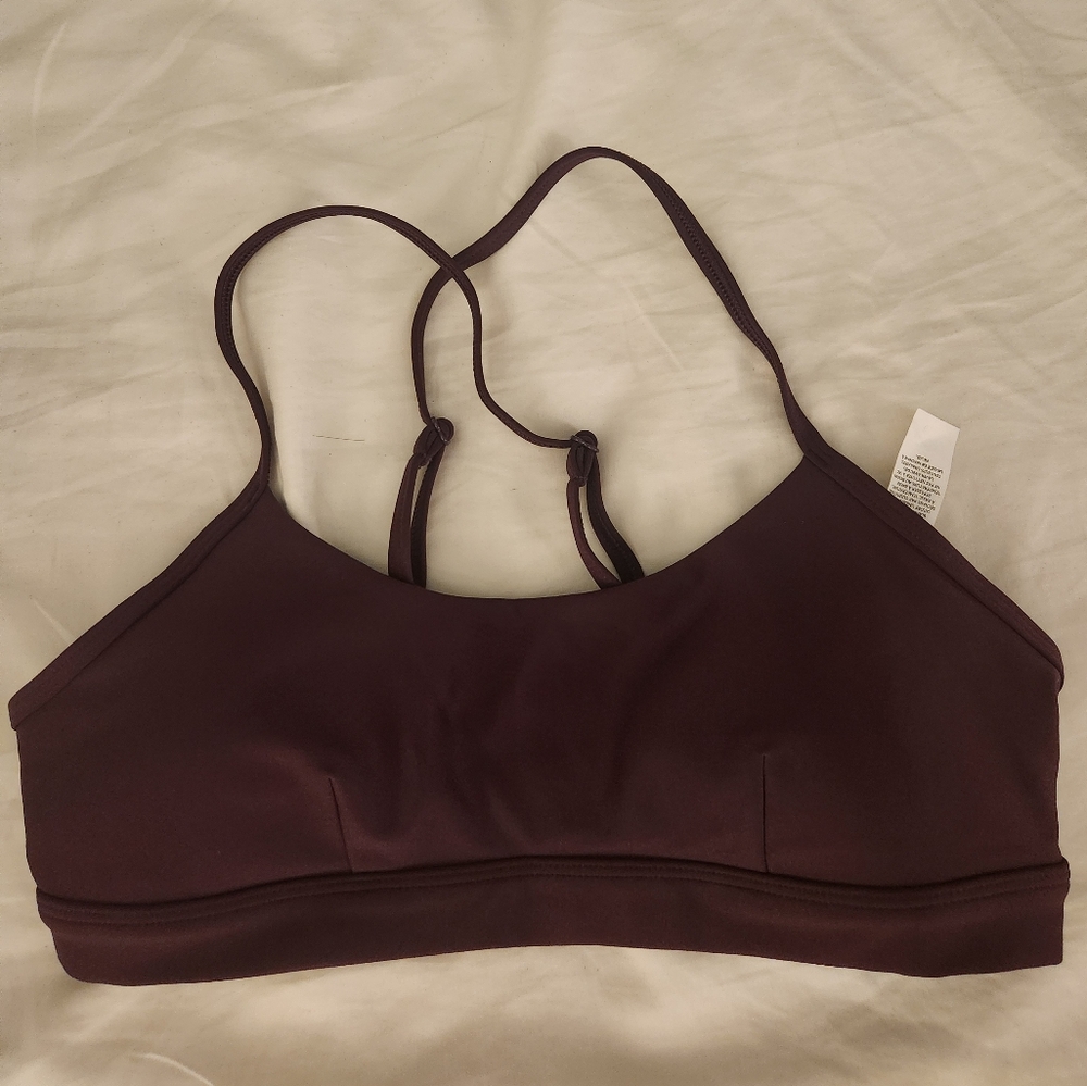ALO Yoga Deep Plum AIRLIFT Bra